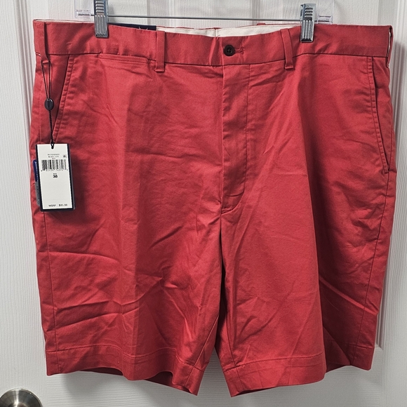 Polo Golf RALPH LAUREN Classic Fit RED Shorts 38 NWT NEW WICKING STRETCH $85 - Picture 1 of 5